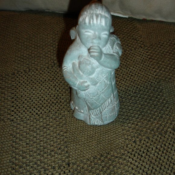 Isabel Bloom Angel - Angel Sucking on Thumb Holding Bear - Decorative Angel 1998 - Picture 1 of 6